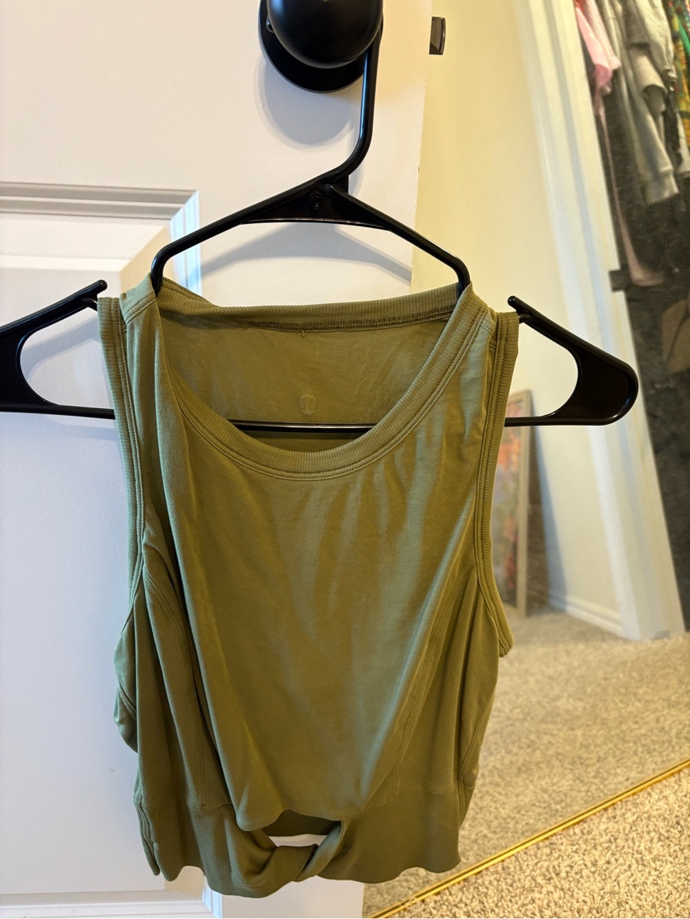 LuluLemon Olive Green Tank Top